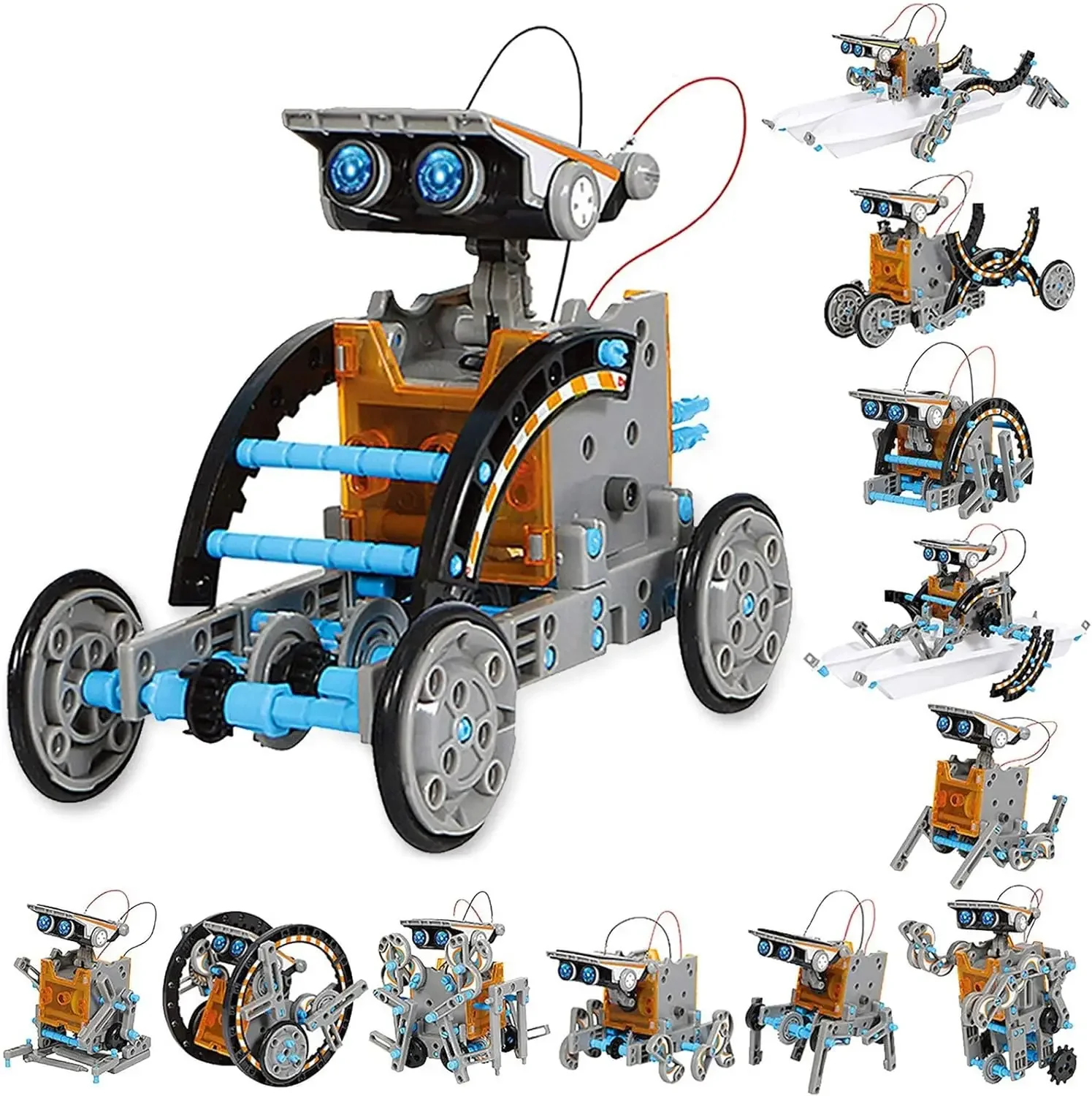 Science Project Robot - 13 في 1 التعليم ألعاب روبوتية