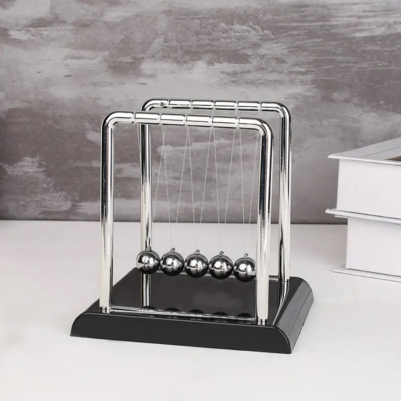 Newton Cradle Large - كرات توازن نيوتون بندول ، ديكور