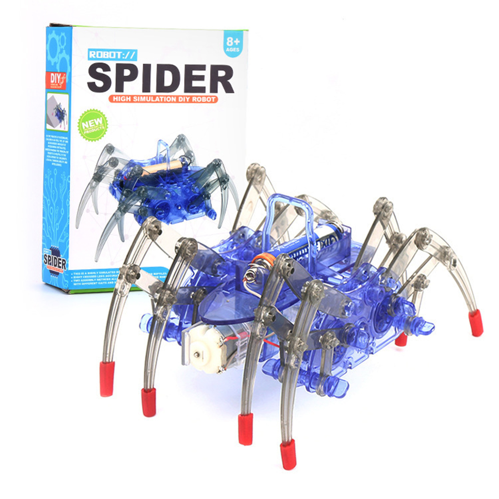 Science Project Robot - طقم روبوت العنكبوت الكهربائي البيونيكي للتركيب
