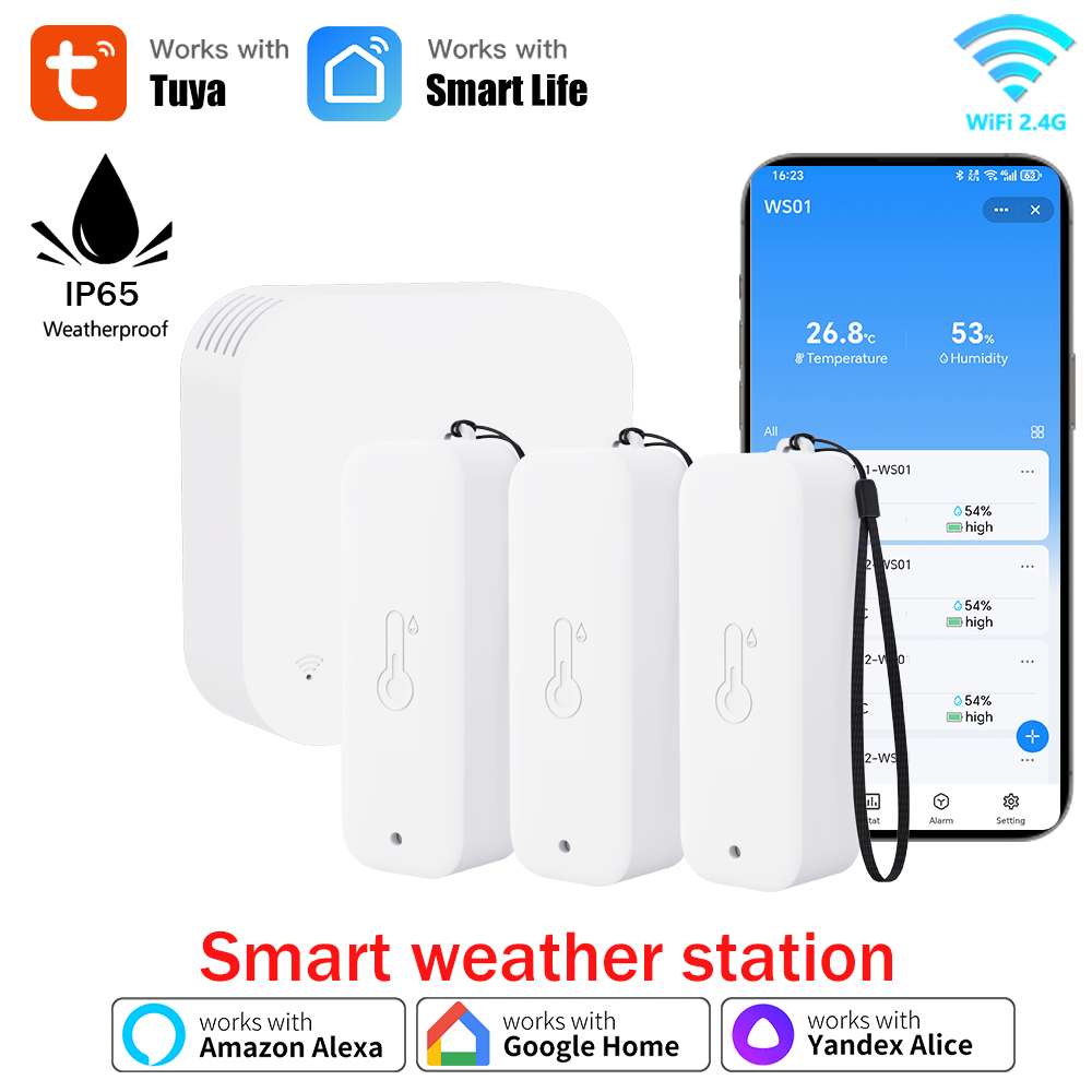 Weather Station Indoor - محطة طقس ذكية لاسلكية من تويا