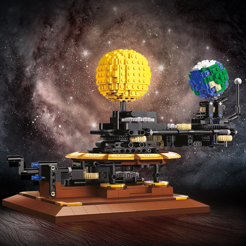 Solar System Orrery - نموذج أورييري للنظام الشمسي (الأرض والقمر