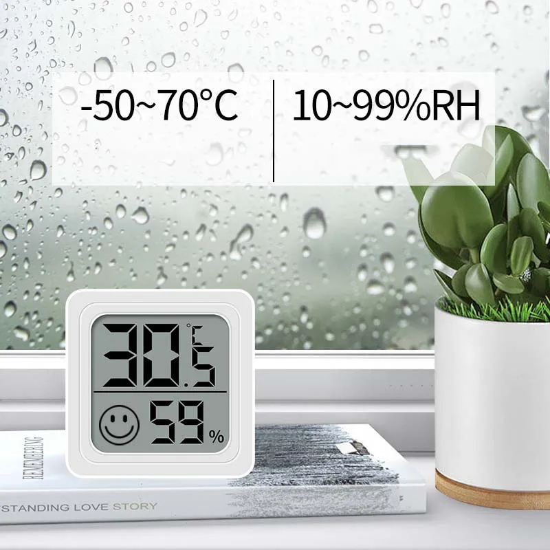 مقياس حرارة ورطوبة رقمي صغير ب - مراجعة Weather Station Indoor وسعره