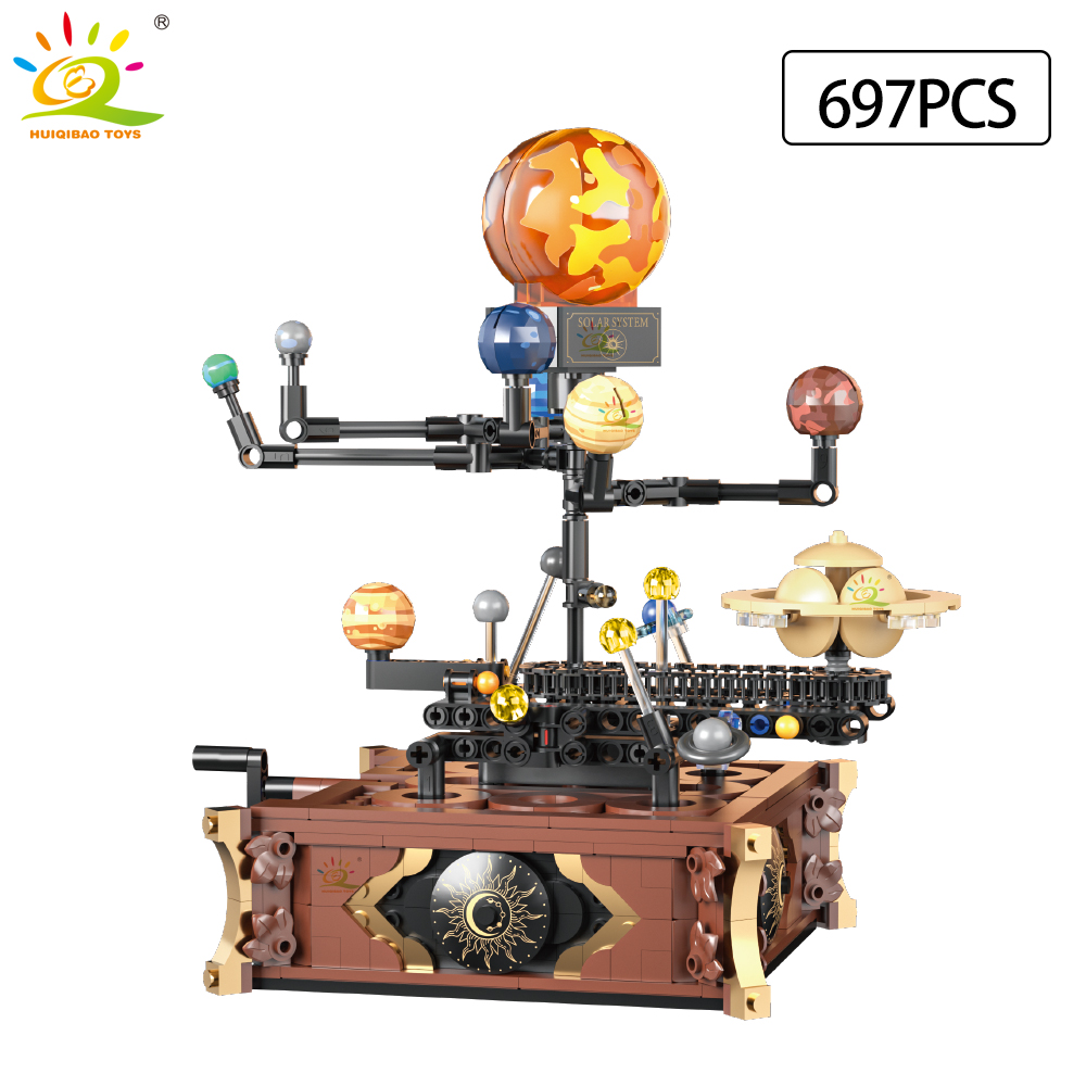 HUIQIBAO MOC الفضاء النظام الش - مراجعة Solar System Orrery وسعره
