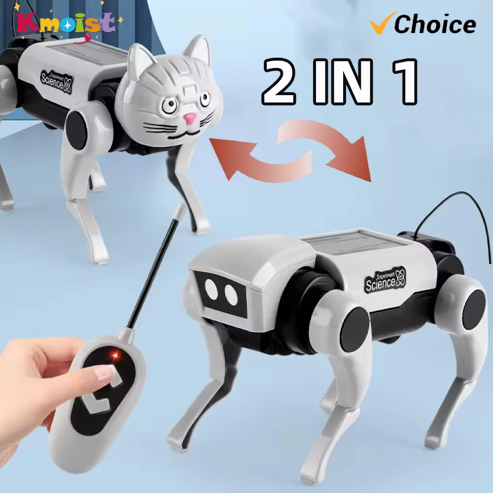 الطاقة الشمسية Rc روبوت الكلب  - مراجعة Science Project Robot وسعره
