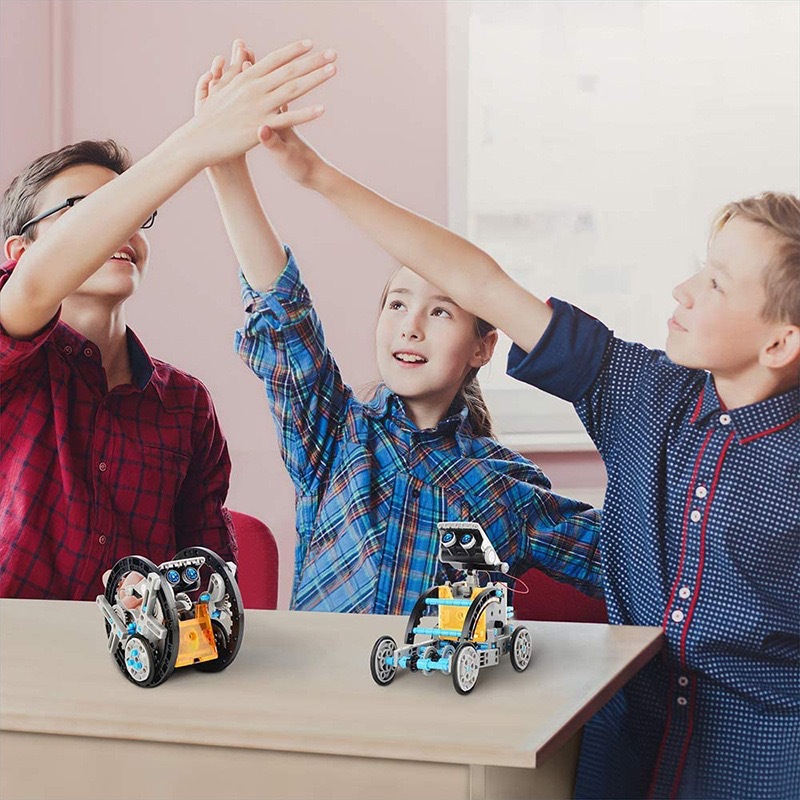 13 في 1 مجموعة روبوت تعمل بالط - مراجعة Science Project Robot وسعره