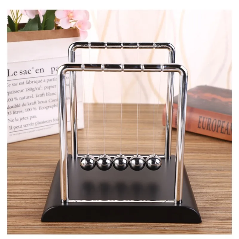 مهد نيوتن للتحليق بالحركة، كرة - مراجعة Newton Cradle Large وسعره