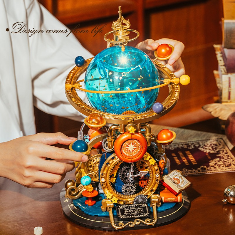 نموذج أرضي دوار بتصميم عتيق، م - مراجعة Solar System Orrery وسعره