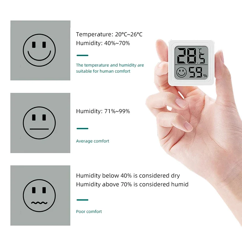 2025 جديد صغير LCD ميزان الحرا - مراجعة Weather Station Indoor وسعره