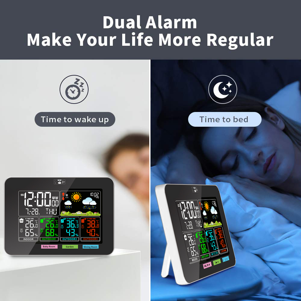 محطات طقس لاسلكية لقياس درجة ا - مراجعة Weather Station Indoor وسعره