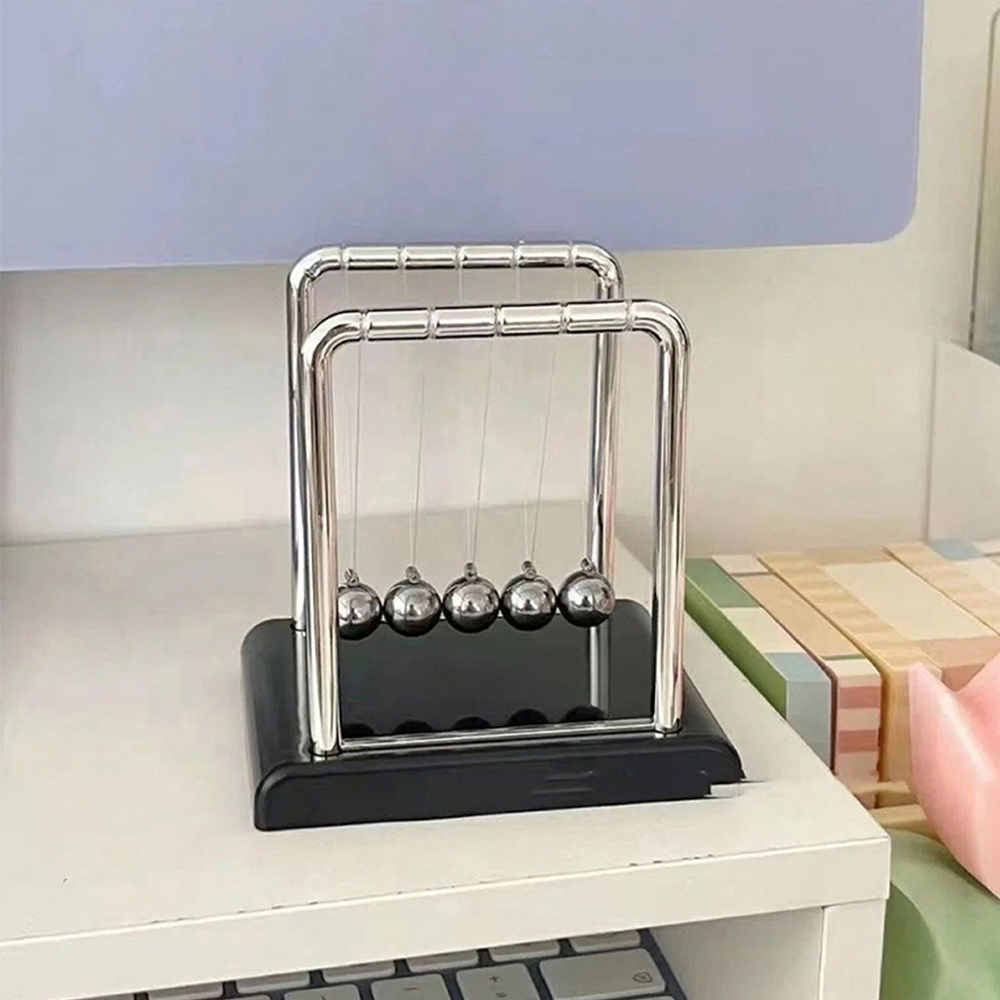 1 قطعة يتأرجح الكرة المغناطيسي - مراجعة Newton Cradle Large وسعره