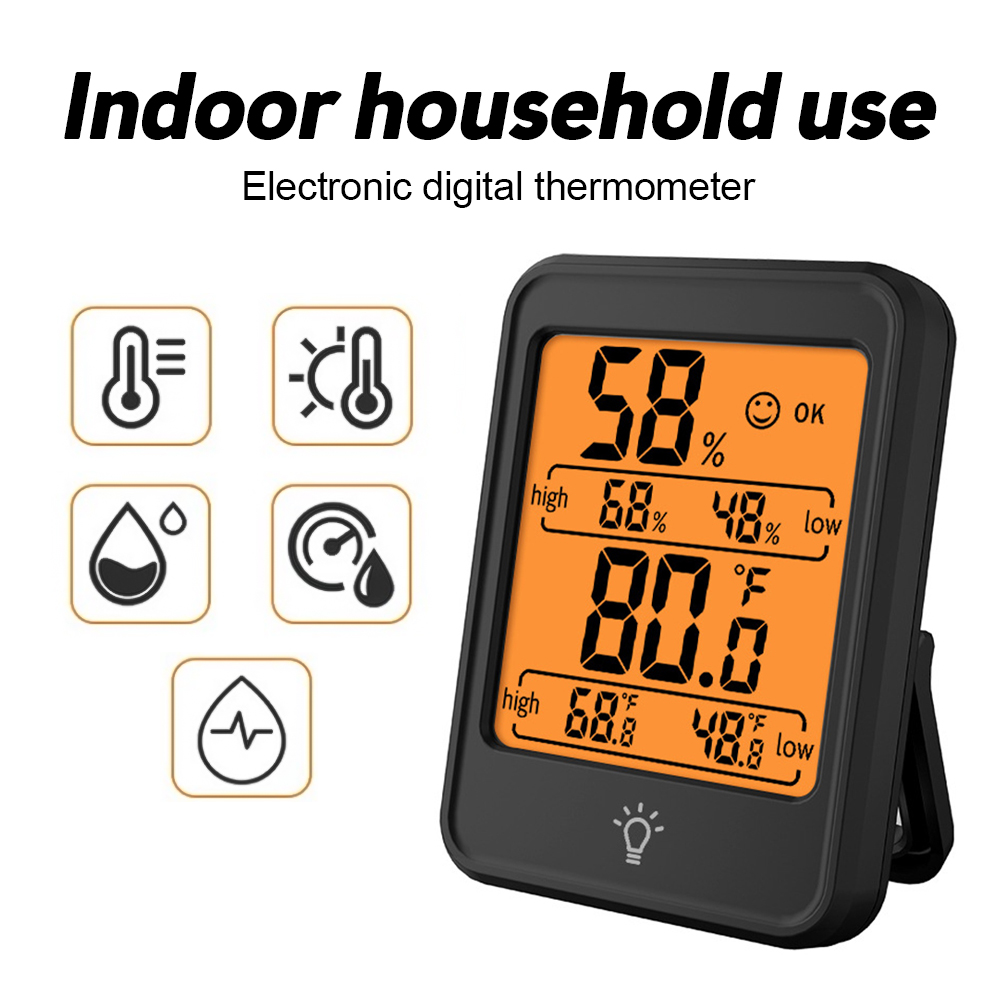 MC40 MC41 LCD مقياس الحرارة وا - مراجعة Weather Station Indoor وسعره