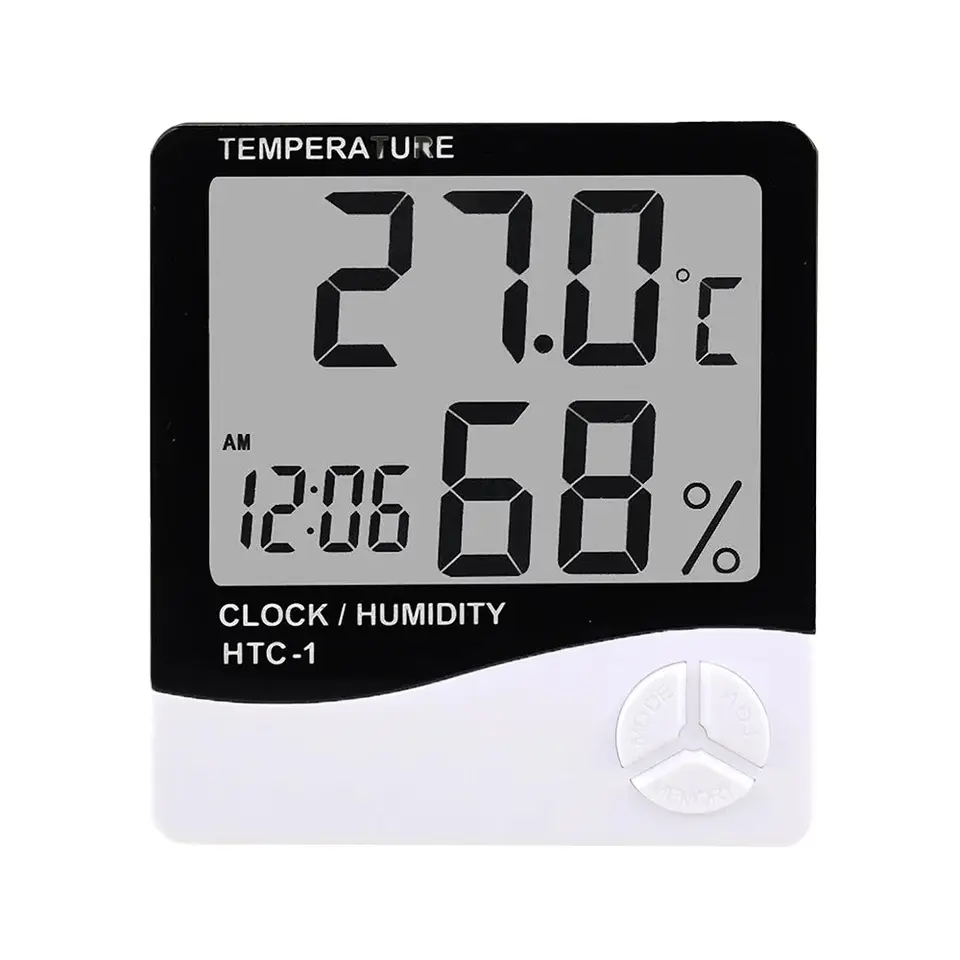مقياس حرارة ورطوبة رقمي داخلي  - مراجعة Weather Station Indoor وسعره