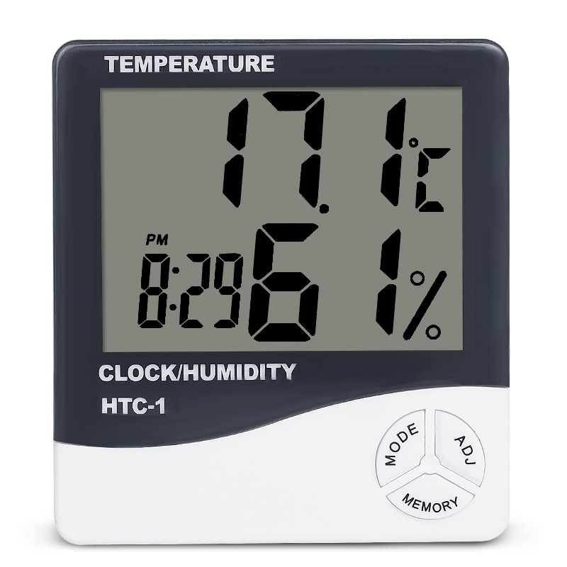 HTC-1 غرفة داخلية LCD الرقمية  - مراجعة Weather Station Indoor وسعره