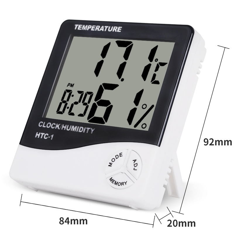 HTC-1 غرفة داخلية LCD الرقمية  - مراجعة Weather Station Indoor وسعره