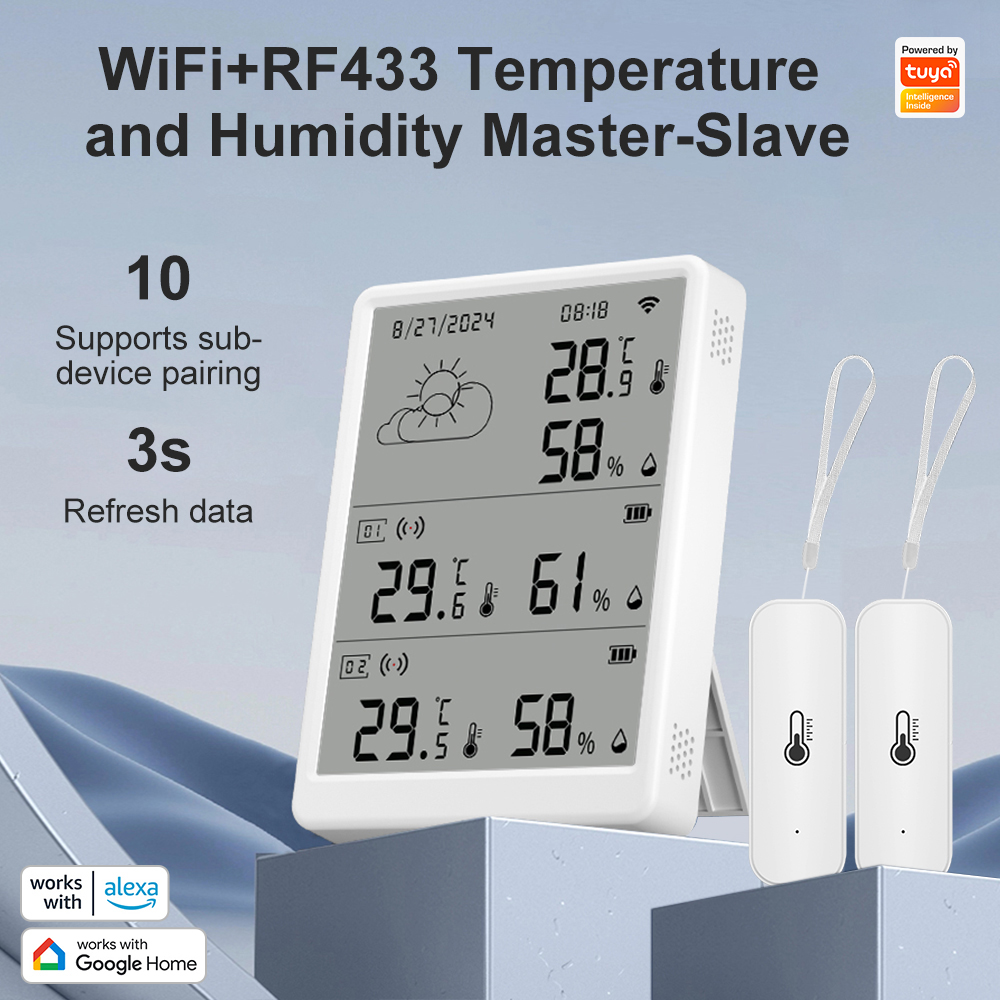 SMATRUL Tuya WiFi مستشعر درجة  - مراجعة Weather Station Indoor وسعره