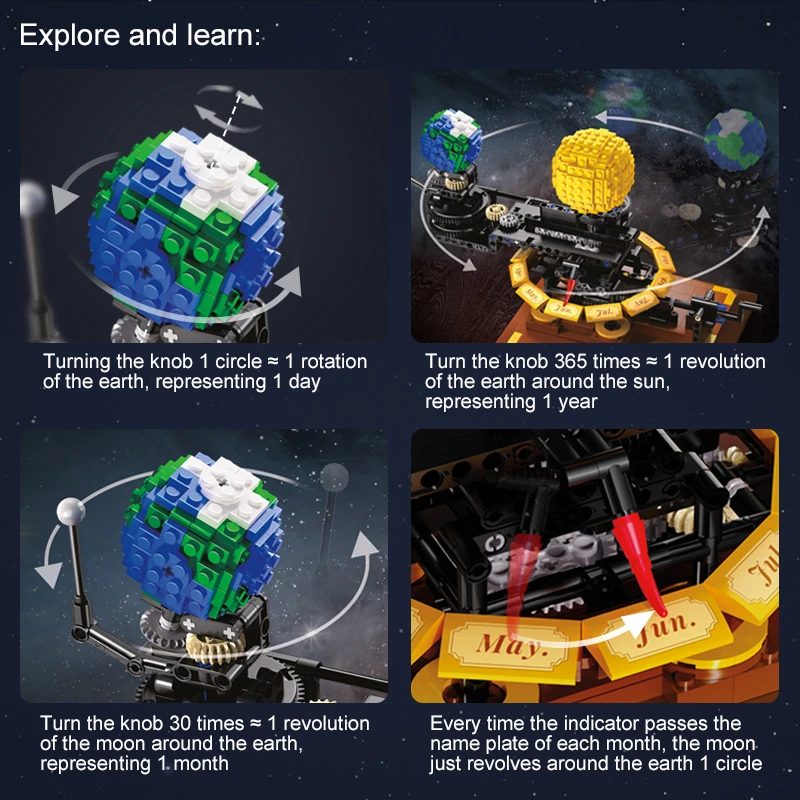 وحدات بناء نظام طاقة شمسية MOC - مراجعة Solar System Orrery وسعره